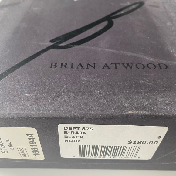 Black peep toe heels- size 8 - Picture 6 of 8